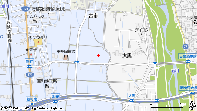 〒583-0852 大阪府羽曳野市古市の地図
