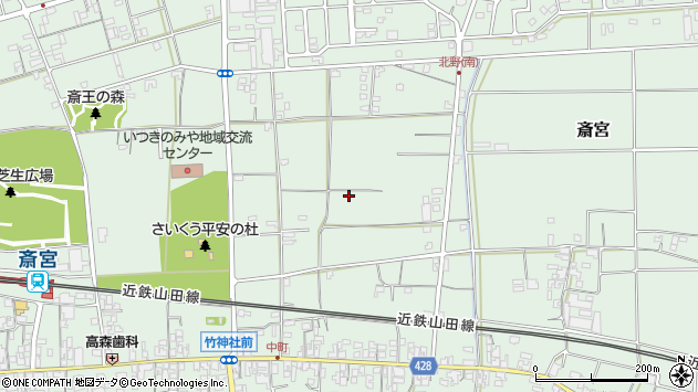 〒515-0321 三重県多気郡明和町斎宮の地図