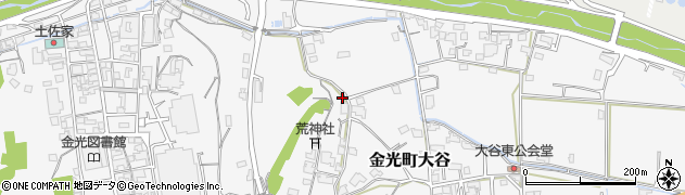 岡山県浅口市金光町大谷1772周辺の地図