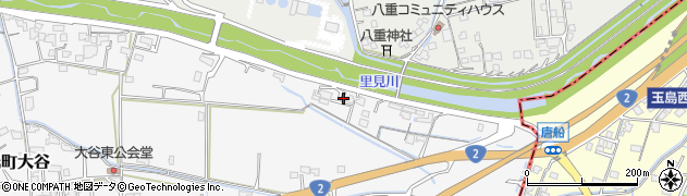 岡山県浅口市金光町大谷2423周辺の地図