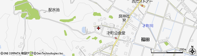 広島県福山市芦田町福田267周辺の地図