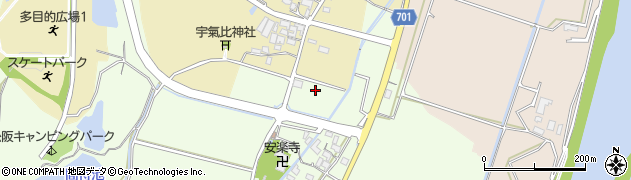 三重県松阪市安楽町周辺の地図