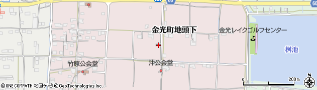岡山県浅口市金光町地頭下344周辺の地図