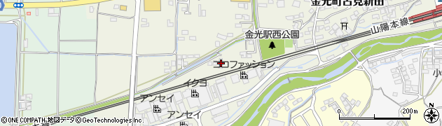岡山県浅口市金光町占見新田232周辺の地図