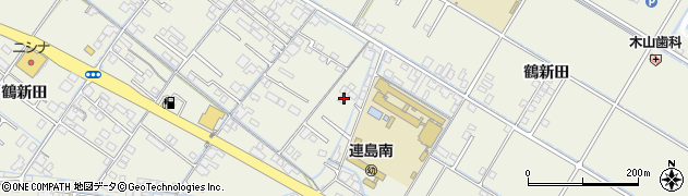 岡山県倉敷市連島町鶴新田594周辺の地図