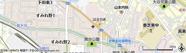 奈良県香芝市瓦口2042周辺の地図