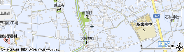 広島県福山市駅家町倉光206周辺の地図