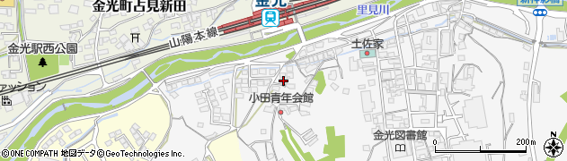 岡山県浅口市金光町大谷167周辺の地図