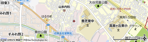 奈良県香芝市瓦口538-5周辺の地図