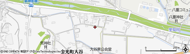 岡山県浅口市金光町大谷1828周辺の地図