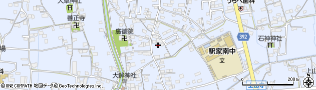 広島県福山市駅家町倉光184周辺の地図