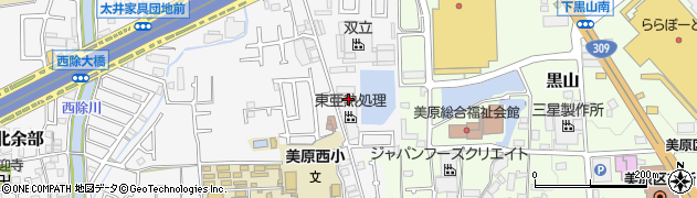 大阪府堺市美原区太井672周辺の地図
