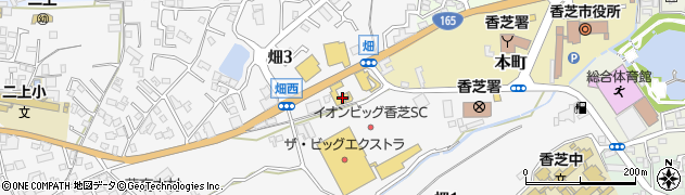 奈良トヨタ香芝本店周辺の地図
