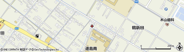 岡山県倉敷市連島町鶴新田888周辺の地図