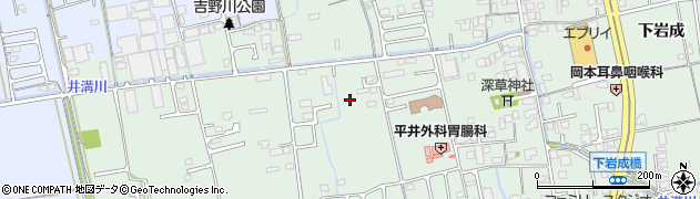 広島県福山市御幸町（下岩成）周辺の地図