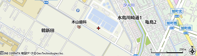 岡山県倉敷市連島町鶴新田1195周辺の地図