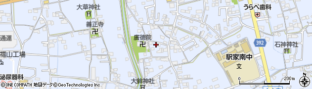 広島県福山市駅家町倉光234周辺の地図