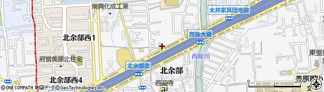 三和瓦店周辺の地図