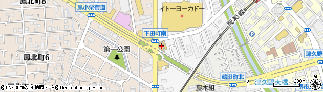 大阪物療大学　４号館周辺の地図
