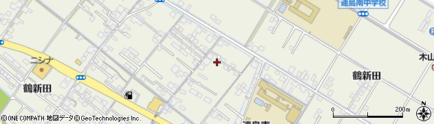 岡山県倉敷市連島町鶴新田557-7周辺の地図