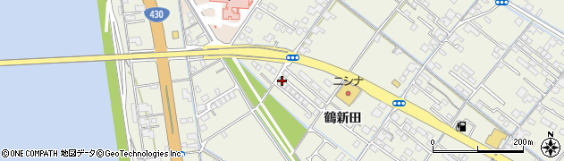 岡山県倉敷市連島町鶴新田351-5周辺の地図