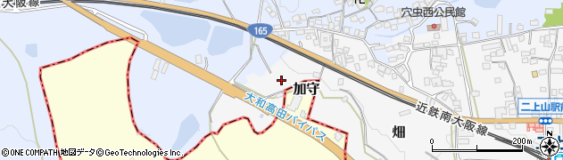 奈良県香芝市畑388周辺の地図