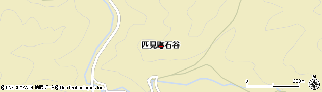 島根県益田市匹見町石谷周辺の地図