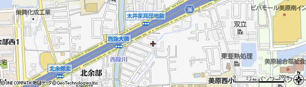 大阪府堺市美原区太井528周辺の地図