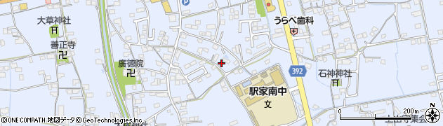 広島県福山市駅家町倉光171周辺の地図