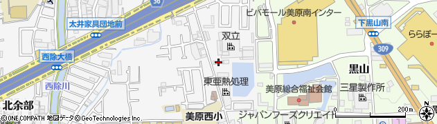 大阪府堺市美原区太井654周辺の地図