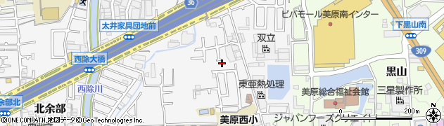 大阪府堺市美原区太井543周辺の地図