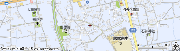 広島県福山市駅家町倉光177周辺の地図
