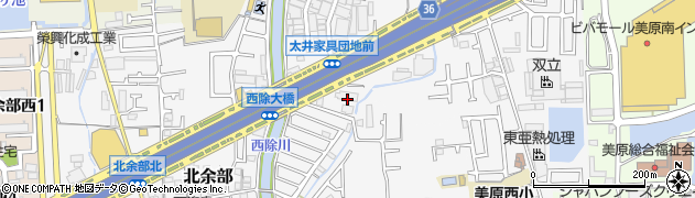 大阪府堺市美原区太井529周辺の地図