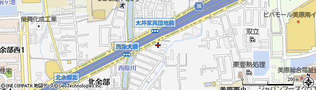 大阪府堺市美原区太井527周辺の地図