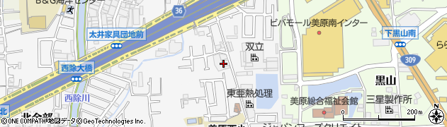 大阪府堺市美原区太井553周辺の地図