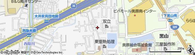大阪府堺市美原区太井666周辺の地図