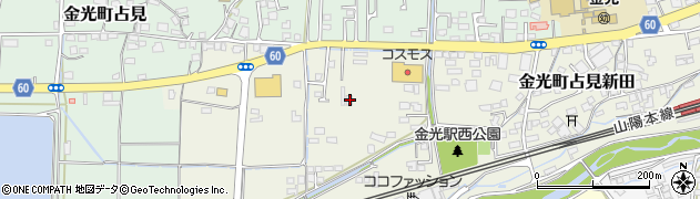 岡山県浅口市金光町占見新田62周辺の地図