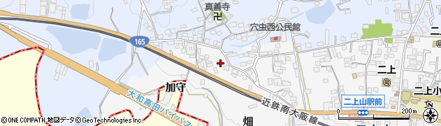 奈良県香芝市畑362周辺の地図