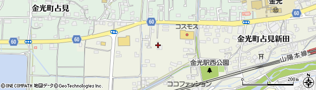 岡山県浅口市金光町占見新田60周辺の地図