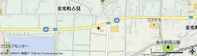 岡山県浅口市金光町占見新田15周辺の地図