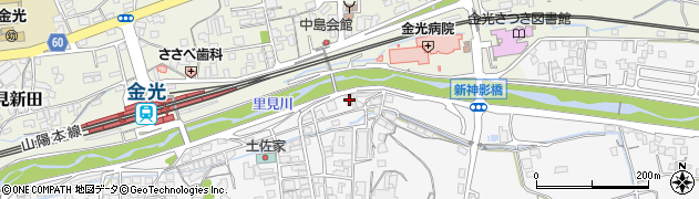 岡山県浅口市金光町大谷238周辺の地図