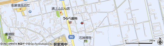 広島県福山市駅家町万能倉1208周辺の地図
