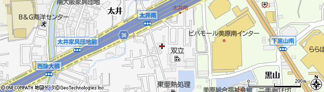大阪府堺市美原区太井660周辺の地図