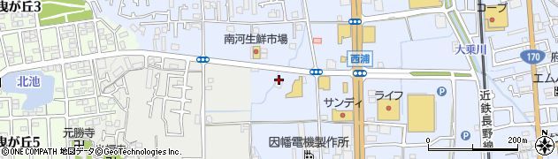 上野山歯科医院周辺の地図
