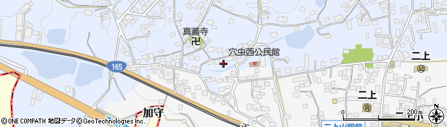 奈良県香芝市穴虫1379周辺の地図