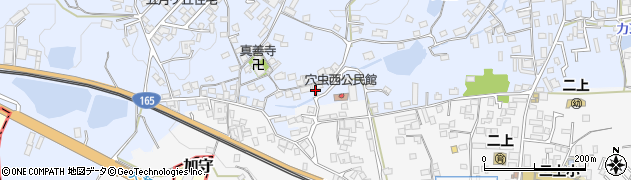 奈良県香芝市穴虫1383周辺の地図