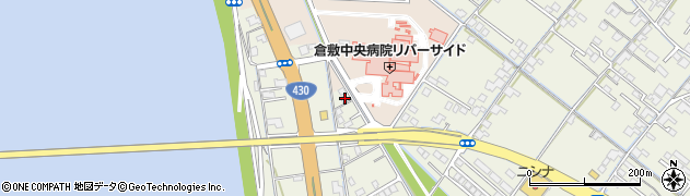 岡山県倉敷市連島町鶴新田1993周辺の地図