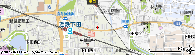 奈良中央信用金庫香芝支店周辺の地図
