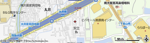 大阪府堺市美原区太井630周辺の地図