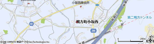 岡山県浅口市鴨方町小坂西周辺の地図